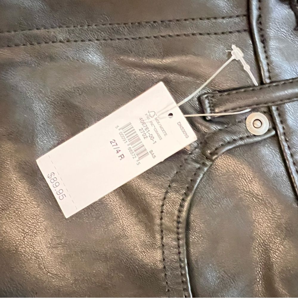 NWT Gap faux leather pants - Picture 5 of 5